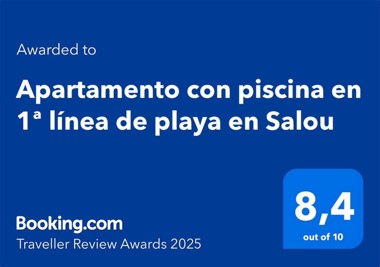 Apartamento Con Piscina En 1ª Linea De Playa En Salou Exterior foto